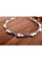Maternity Hair Accessory Crown with Blue Pearls