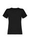 Siyah %100 Pamuk Kontrast Dikiş Detaylı Basic Bisiklet Yaka Örme T-Shirt TWOSS19AD0085 - 8