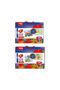 4 Sets - 48 Pieces Airplane, Car and Rainbow 3+ Felt Puzzle - 3 Years Old Puzzle T004 T042 - 3