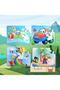 4 Sets - 48 Pieces Airplane, Car and Rainbow 3+ Felt Puzzle - 3 Years Old Puzzle T004 T042 - 5
