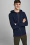 Jjbasıc Zippered Hooded Sweatshirt - 12181901