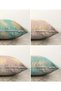 4-Piece Double Sided Soft Colored Special Design Decorative Raschel Knitted Pillow Throw Pillow Cover Set 55x55cm - 2