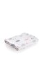 Gray Cloud Pattern Muslin Cloth Cover 120x120 cm + 4 Mouth Wipes - 3