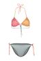 Geometrik Üçgen Kaplı Regular Düşük Bel Bikini Takımı TBESS22BT0002 - 7