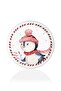 New Year's Penguin Stoneware Round Serving Plate 30cm New014 - 2
