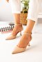 Pointed Toe Women's Heeled Shoes - 4