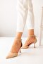 Pointed Toe Women's Heeled Shoes - 5