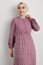 Siera Heart Polka Dot Woven Dress - Lilac - 3