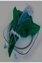 New Year's Elegance 12-Piece Linen Fabric Napkin Set Green