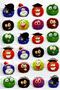 Sticker Embossed A4 Size Stiker Notebook, Planner Label, (lim099) - Cute Monsters