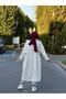 Women's Scuba Tunic White Model-486 - 4