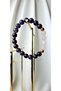 Women's Pink Quartz Natural Stone Bracelet, Amethyst Natural Stone Bracelet, Purple, Pink