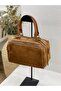 Zd191-4 Cylinder Genuine Leather Handbag Women - 3