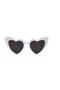 Heart Frame Sunglasses Cat Eye Heart Glasses Heart Retro Sunglasses - 3
