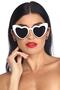 Heart Frame Sunglasses Cat Eye Heart Glasses Heart Retro Sunglasses - 2