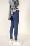 Women's Skinny Blue Skinny Leg Flexible Lycra Indigo Jean Trousers - 3