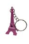 باريس برج ايفل 3D سلسلة المفاتيح المعدنية الوردي - 2