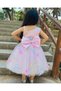 Pink Floral One Shoulder Girl's Princess Dress - 4