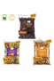 3 Pack Mix Mixed Set Popcorn Popcorn Caramel Chocolate Mixed Fruit Chips