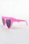 Heart Frame Sunglasses Cat Eye Heart Glasses Heart Retro Sunglasses - 2