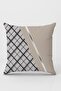 Silver Mink Premium Thai Feather Woven Fabric Plaid Double Sided Throw Pillow Pillow Case Krl1086 - 2