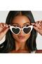 Heart Frame Sunglasses Cat Eye Heart Glasses Heart Retro Sunglasses