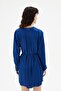 Tie-Up V-Neck Dress - 5