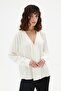 Long Sleeve Blouse with Accessory Detail