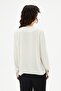 Long Sleeve Blouse with Accessory Detail - 5