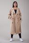Elite Women's Beige Oversize Trench Coat