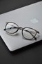 Louis Unisex Women Men Blue Light Protected Blue Block Transparent Brown New Season Vintage Glasses - 4