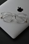 Hugo Unisex Women Men Blue Light Protected Blue Block Transparent New Season Vintage Glasses - 6