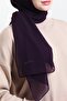 Karaca Nano Crepe Shawl - Plum - 2