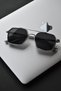 Arlo Unisex Women Men Uv400 Protected Gray Silver Black New Season Sunglasses