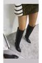 Women's Black Heeled Boots - 8