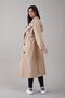 Elite Women's Beige Oversize Trench Coat - 3
