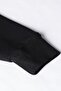 Unisex Black Front Printed Thick 2 Thread Threaded Hooded Hoodie Sweatshirt - 4