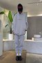 3-Ply Bottom Top Tracksuit with Shardon Hooded Front and Back Writing, Waist, Pants and Sleeves with Elastic - 2