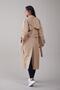 Elite Women's Beige Oversize Trench Coat - 4