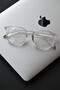 Hugo Unisex Women Men Blue Light Protected Blue Block Transparent New Season Vintage Glasses