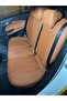 Fiat Egea Back Back 2 1 نموذج من الجلد المطرز باللون البني - 3
