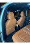 Fiat Egea Back Back 2 1 نموذج من الجلد المطرز باللون البني - 4