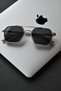 Arlo Unisex Women Men Uv400 Protected Gray Silver Black New Season Sunglasses - 7