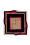 Women's Twill Silk Scarf Red-12 - 2