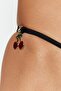 Siyah Aksesuarlı High Leg Brazilian Bikini Altı TBESS23BA00044 - 5
