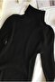 Unisex 2 Pack Ready Pack Black Beige Cotton Turtleneck Slimfit Turtleneck Sweater - 5