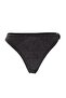 Siyah Aksesuarlı Regular Normal Bel Bikini Altı TBESS23BA00272 - 7