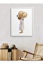 Single Table with White Laminated Frame Tk/040