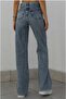 Calina's Women's Medium Snow Lycra Blue Snow Super High Waist Pants - 3