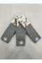 3 Pieces Cotton (Cotton) Men's Ankle Towel Long Socks - 2